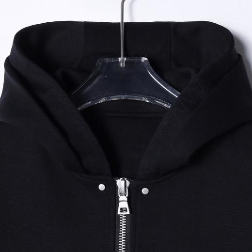 25Y256SDSA男士秋冬新款痞帅男装痞帅纯色铆钉拉链连帽卫衣百搭开衫外套 商品图2