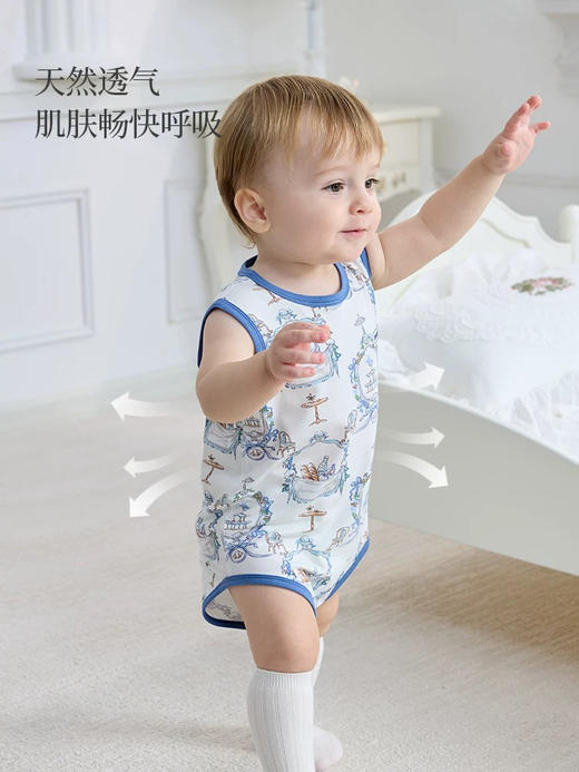 Domiamia 针织无袖肩开包屁衣 商品图1