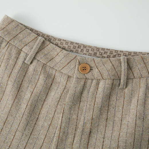 谜底直筒裤长裤2025年冬季新品显瘦厚实挺括复古包容女254MK1477 商品图3