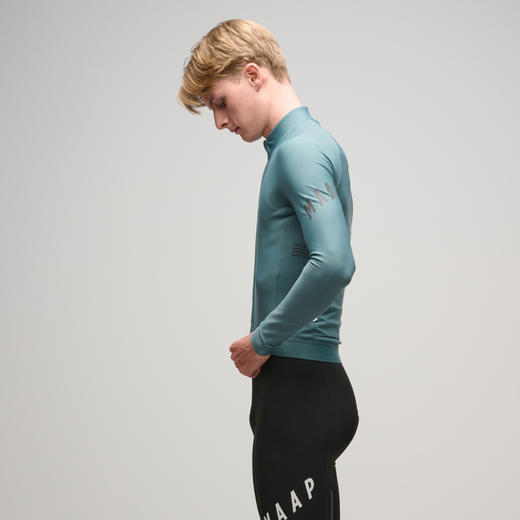 MAAP 男士 Aeon系列 远洋蓝 加绒长袖骑行服 商品图1