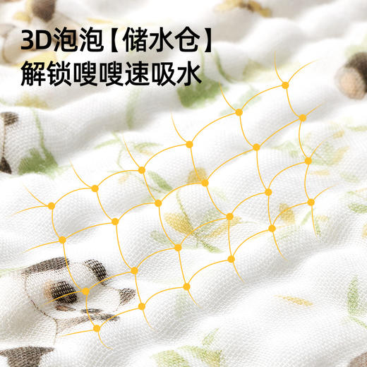 蒂乐纱布浴巾纯棉新生婴儿大尺寸儿童宝宝专用洗澡浴巾6层a类薄款 商品图2