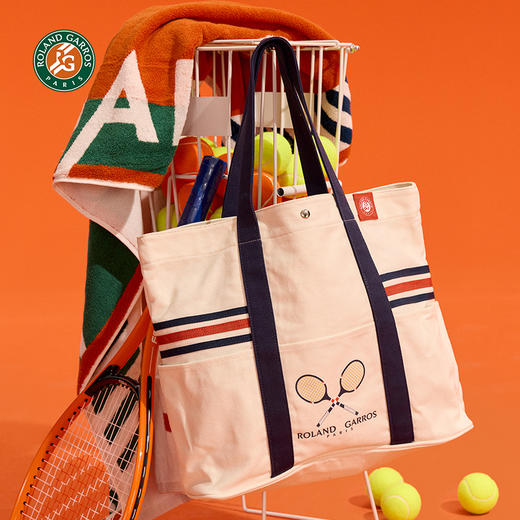 罗兰加洛斯法网网球包帆布包网球拍收纳包网球周边帆布袋背包 商品图4