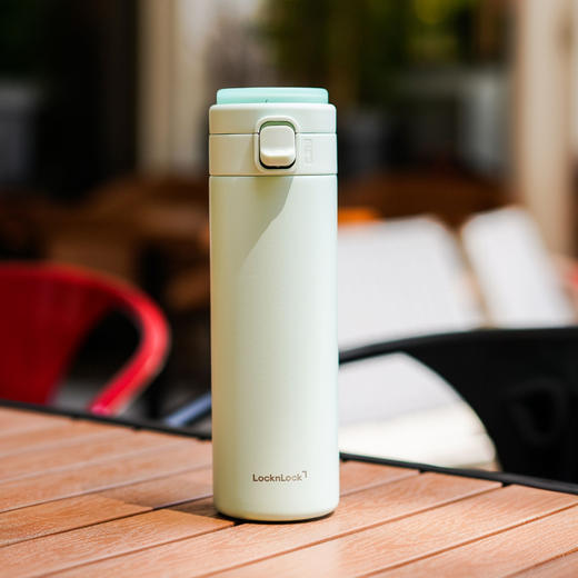 乐扣乐扣（LOCK&LOCK）新款弹盖保温杯 316L不锈钢 保温保冷 LHC3101 商品图2