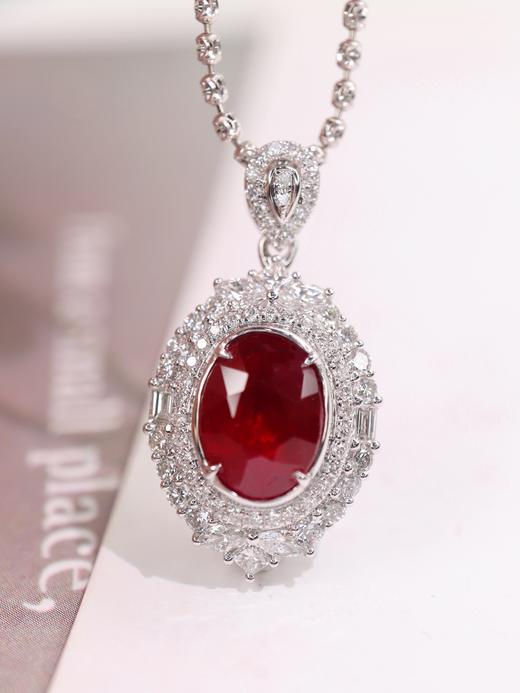 3.16ct刻面红宝石吊坠 商品图2