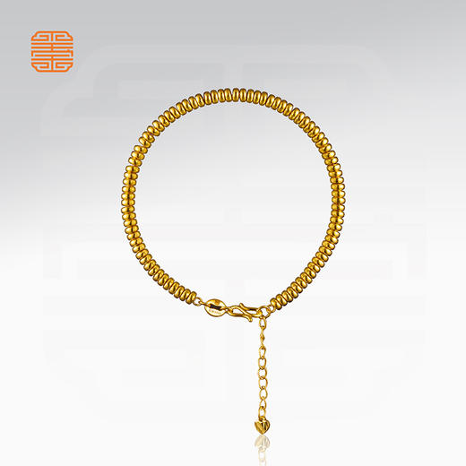 玺匠金铺《足金钱串》足金9999黄金手链 吉祥饰品 商品图2