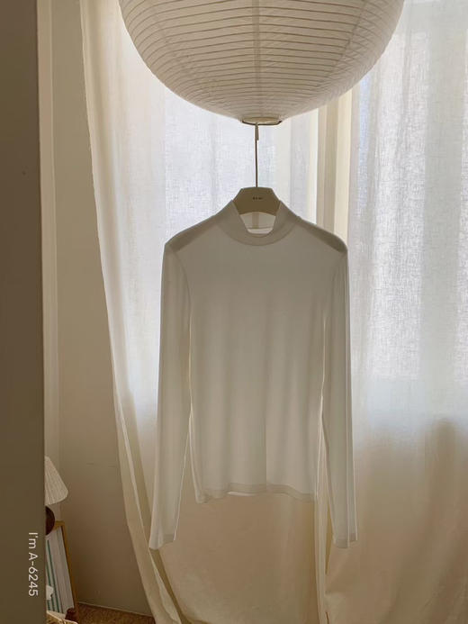 送项链！2025秋新款！糯糯小高领自由T长袖 休闲打底秋冬叠穿百搭外穿上衣女 商品图8