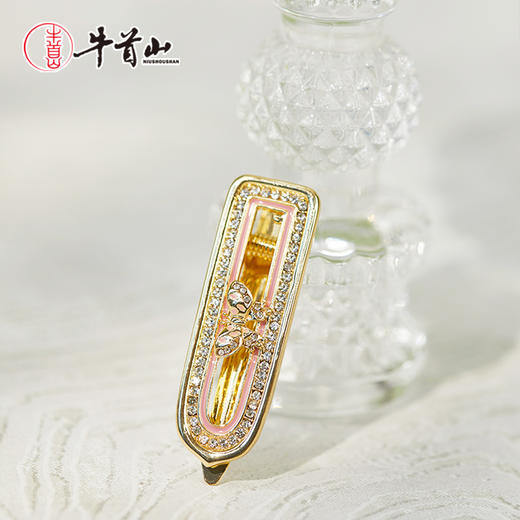 牛首山文创春日菩提·发夹国风边夹简约轻奢百搭南京旅游纪念品 商品图1