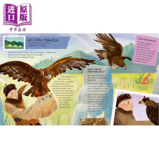【中商原版】神奇动物和神奇的工作 Amazing Animals with Astonishing Jobs 英文原版 儿童绘本 动物工作世界指南 进口童书 商品图2
