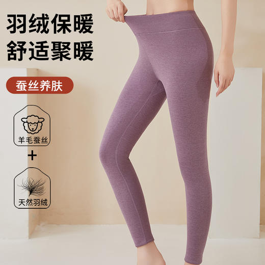 冬季保暖神器女士加厚御寒防寒聚暖保暖裤羽绒护膝女打底裤5821 商品图0