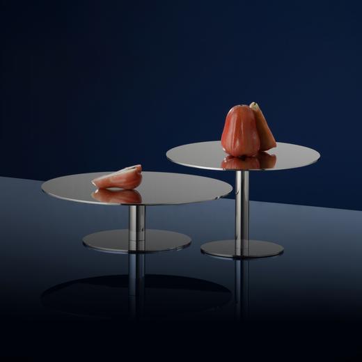 HD流光精抛不锈钢高脚点心盘 RESONG日诵家居 果盘 商品图1