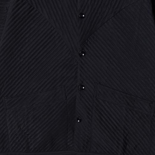 23118SDSA男士秋冬新款痞帅男装痞帅纯色压皱立领纽扣开衫夹克百搭时尚 商品图3