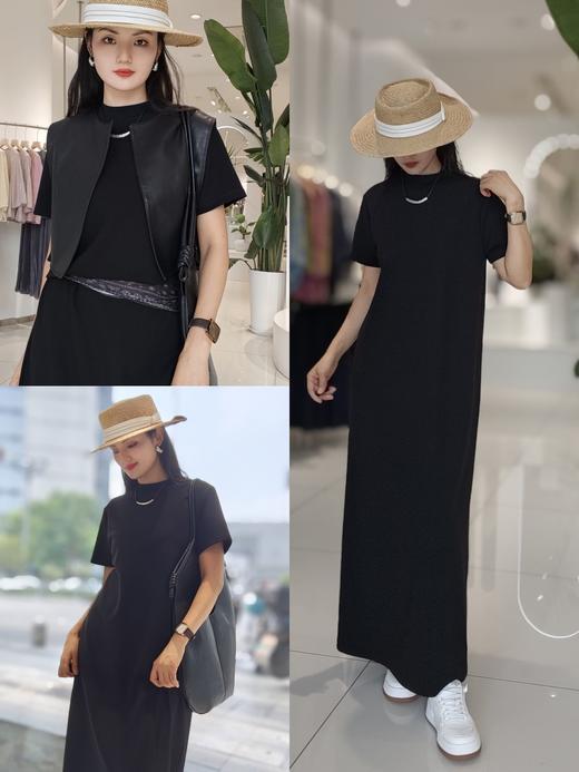 581513秋.上新 加长版连衣裙及踝长裙 极简 T恤懒人裙 商品图0