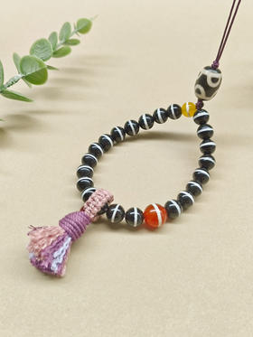 玛瑙天珠手串（8mm）挂件手机链