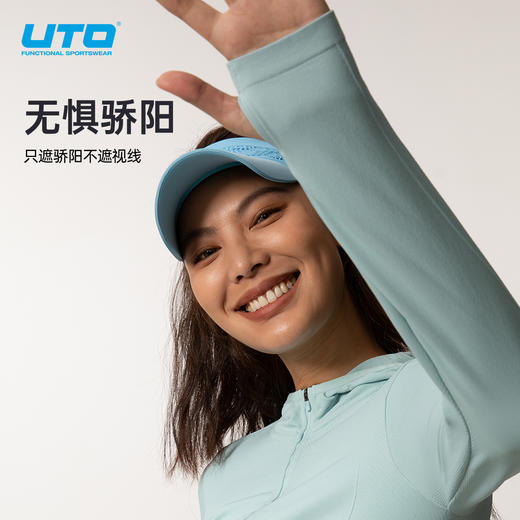 UTO/悠途户外追风跑步发带折叠帽吸湿速干高弹易收纳长帽檐空顶帽 商品图2