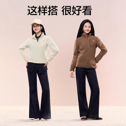 SIINSIIN秋季立领格绒衣 商品图3