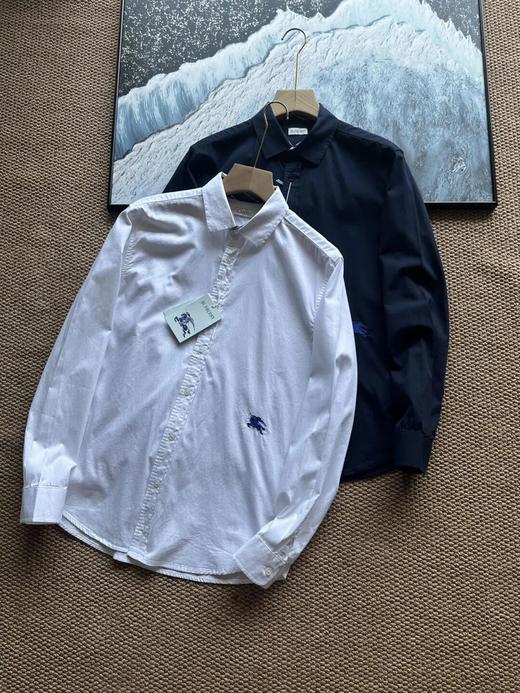 BUR经典纯色长袖衬衫 商品图3