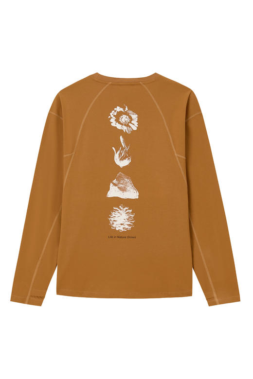 💰4.5折🉐LNG25秋冬新品男女同款户外运动休闲印花长袖T恤 商品图5