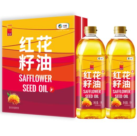 【自营】中粮悦润红花籽油礼盒1L*2 商品图0
