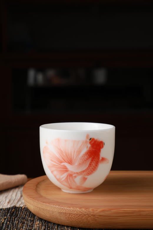 五福金鱼茶具套杯（五头T鱼） 商品图3