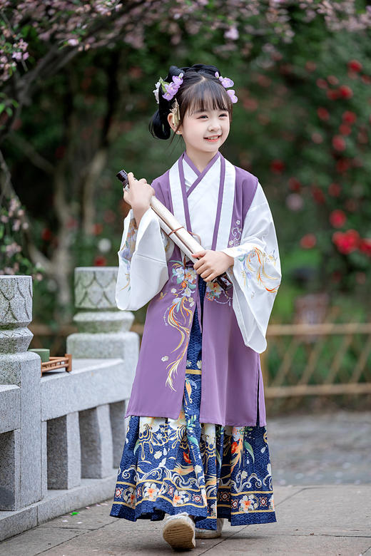 【苏城纪】清仓特价款童装汉服- 明兰三件套 商品图3