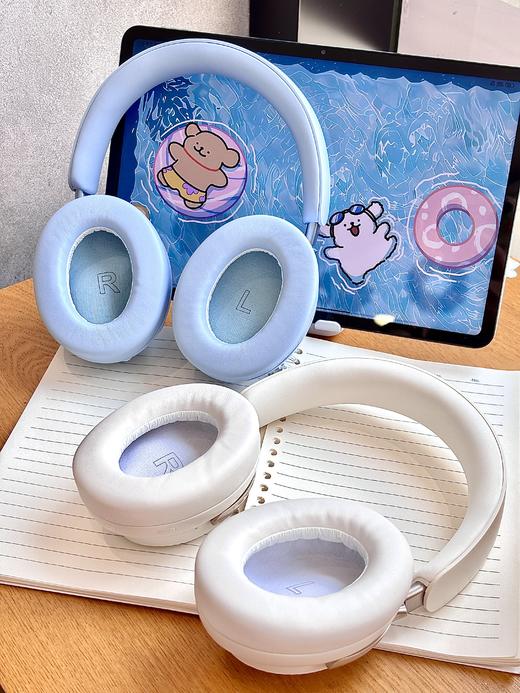 【好音质不用上千 】塞尔兰斯无线降噪立体声耳机MS-B8ANC 蚕丝喇叭 滑动调节音量 降噪设计 伸缩折叠收纳 续航约100h 商品图5