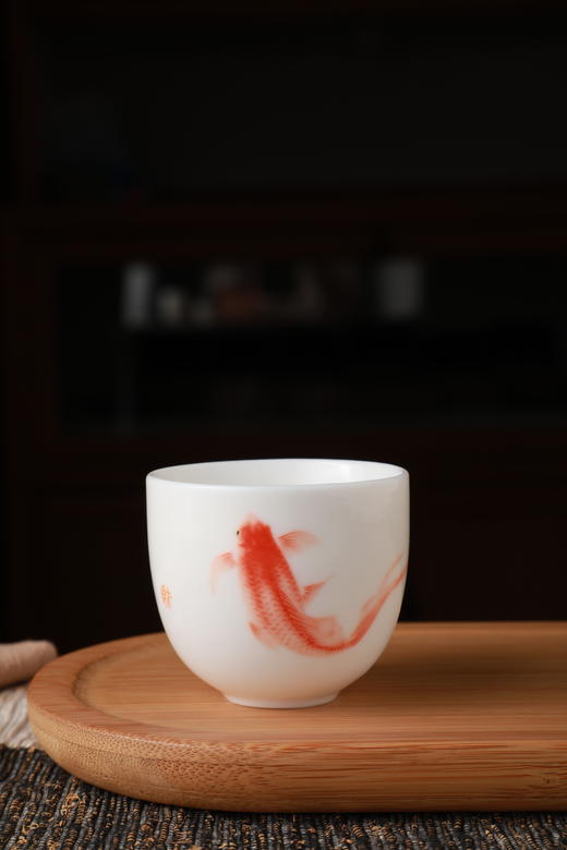 五福金鱼茶具套杯（五头T鱼） 商品图5
