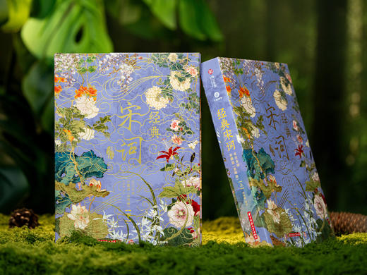 经典《宋词》2025震撼升级|烫金彩图典藏版全2册|全注全解全译，307首经典词作+420幅古画+23大美学专题+12类文学拓展，一次揽尽5000年东方美 商品图3