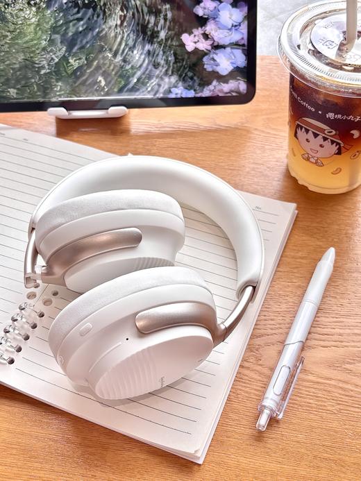 【好音质不用上千 】塞尔兰斯无线降噪立体声耳机MS-B8ANC 蚕丝喇叭 滑动调节音量 降噪设计 伸缩折叠收纳 续航约100h 商品图9