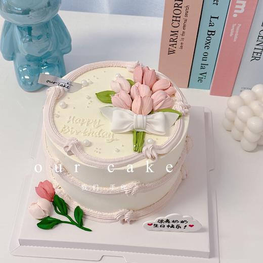 多款式~郁金香刮刀花蛋糕-低糖处理无添加 商品图3