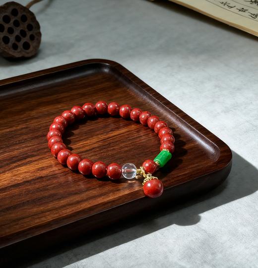 九华山文创·朱砂设计款手串吊坠系列 |一抹中国吉祥红，愿美好如期而至，守护所爱之人（3-7天发货） 商品图4