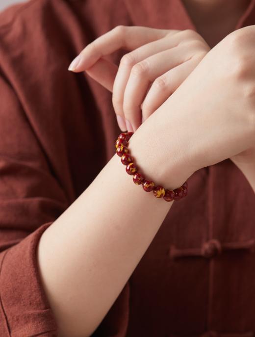 九华山文创·朱砂设计款手串吊坠系列 |一抹中国吉祥红，愿美好如期而至，守护所爱之人（3-7天发货） 商品图1