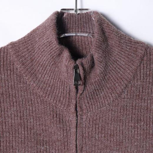 SDSA男士秋冬新款痞帅男装潮牌潮牌字母立领拉链针织衫时尚毛衣 商品图2