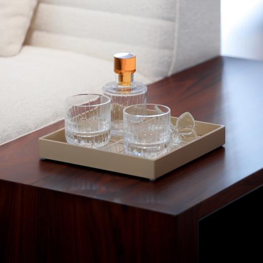 派斯漆器四格托盘 RESONG日诵家居 四格方形亚克力收纳盘 商品图2