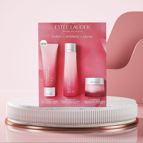 【礼想心动】Estee Lauder 雅诗兰黛 鲜活亮采红石榴新版（洁面125ml+精华水200ml+面霜50ml）