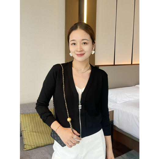 2509213    棉真丝 V领开衫 商品图8