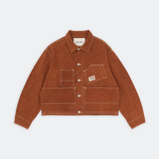 Story mfg STATION JACKET 男女款天然染色工装夹克外套 商品图4