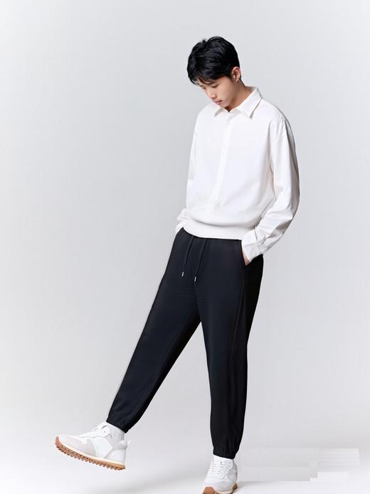 佐丹奴男装25年商场同款橡胶头抽绳针织裤01115132 商品图2