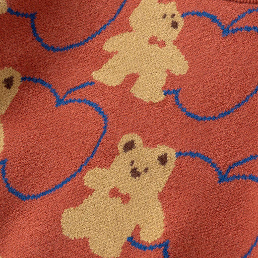 嘟嘟家儿童男童女宝秋冬软糯亲肤安迪绒毛衣T4DMY058 商品图7