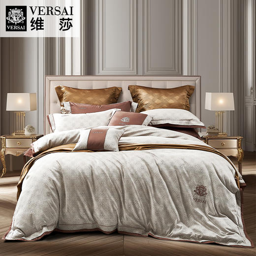 【6楼】富安娜床单四件/香榭巴黎，牌牌价7580/7980元，活动价3399/3699元 商品图0