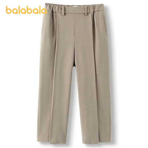 【premium】巴拉巴拉高端线冬季仿毛呢西装裤挺阔质感收脚长裤女 商品图0