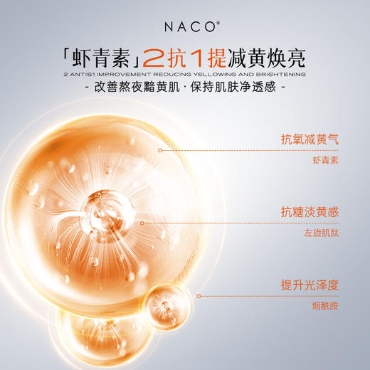 【老客专属福利】抗初老CP组合#NACO虾青素双抗弹润次抛精华液1.2ml*30支+NACO重组胶原蛋白弹嫩紧致次抛精华乳​​（新版）1.5ml*30支 商品图3