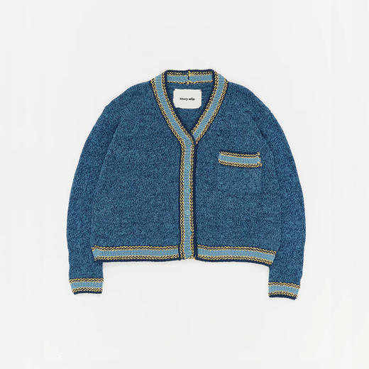 Story mfg BULB CARDIGAN KNIT 男女款天然染色有机棉针织开衫 商品图4