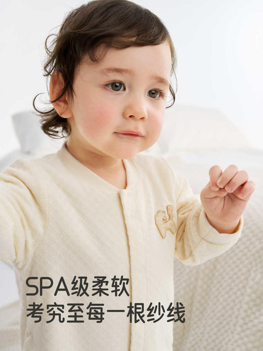 英氏婴儿哈衣抗菌夹棉秋冬保暖男女童连体衣新款爬服YLAAJ3R028A YLHAJ3R029A 商品图2