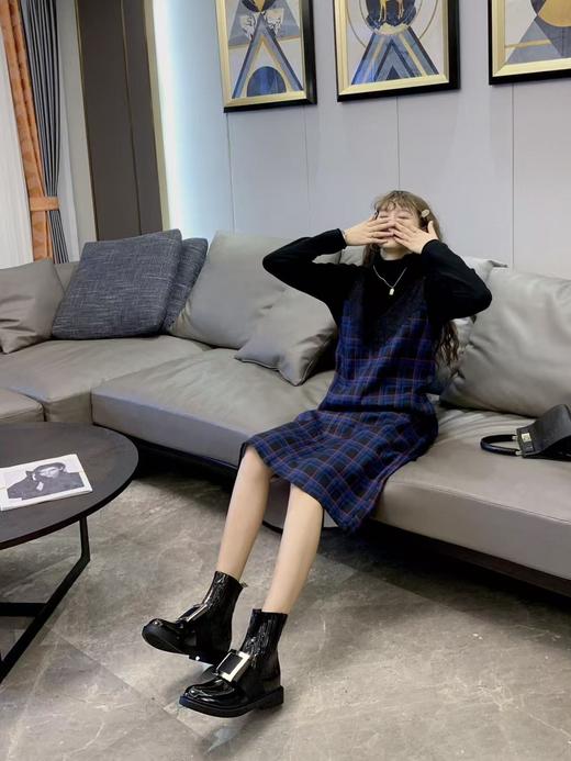 RV 经典方扣切尔西短靴 （ZX*DBG） 商品图5