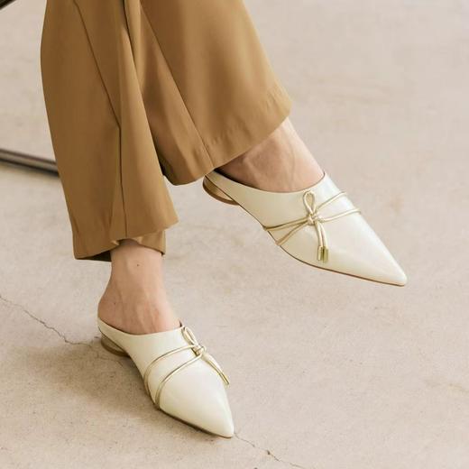 heelz设计师手工鞋履｜中国结羊皮穆勒鞋2cm 商品图1