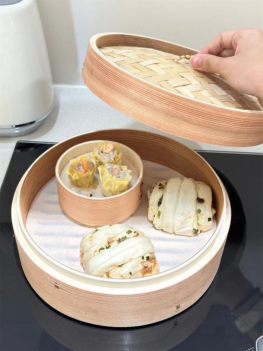 3合1蒸笼纸/空气炸锅纸组合装 外网同款2158円折算内网RMB103蒸锅、烤箱、空气炸锅用起来无油烟不翻炒美食省心做三合一 商品图4