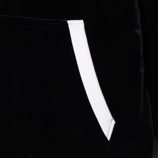 WT223SDSA男士秋冬新款痞帅男装绒面撞色拉链立领卫衣百搭时尚开衫外套 商品图3