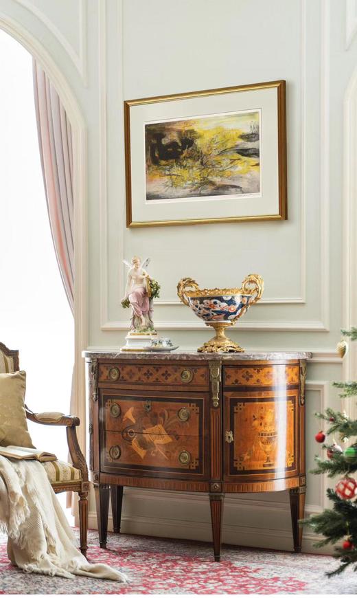 独角鹿西洋古董 赵无极亲签「无题：第195号」彩色凹版蚀刻版画 商品图0