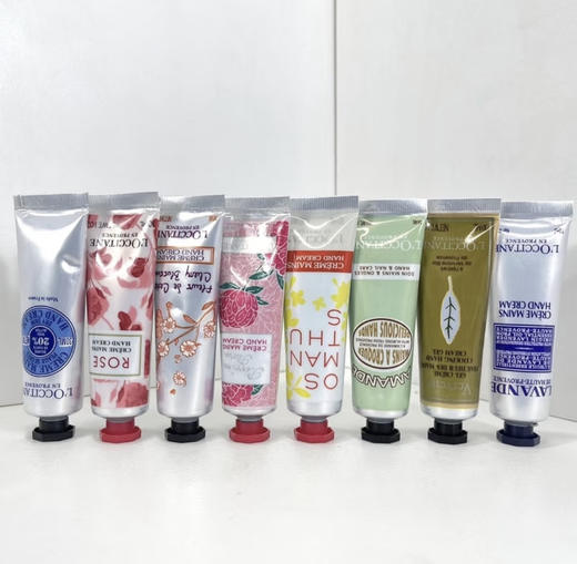 【年终限时大促】【保税仓直发·全球购】欧舒丹滋润防干裂香氛护手霜烫金礼盒8支装/30ml(橙花＋马鞭草＋薰衣草＋甜扁桃＋樱花＋云中月桂＋玫瑰＋乳木果）配礼袋 商品图4