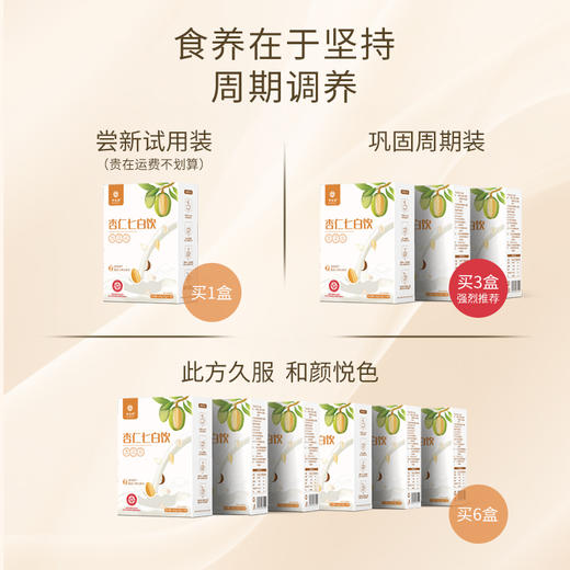 坤达理 杏仁七白饮 140g/盒（20g*7条） 商品图7